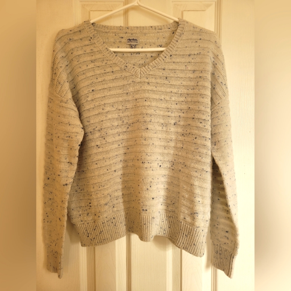 Women's Rhythm Ribbed V-Neck Sweater